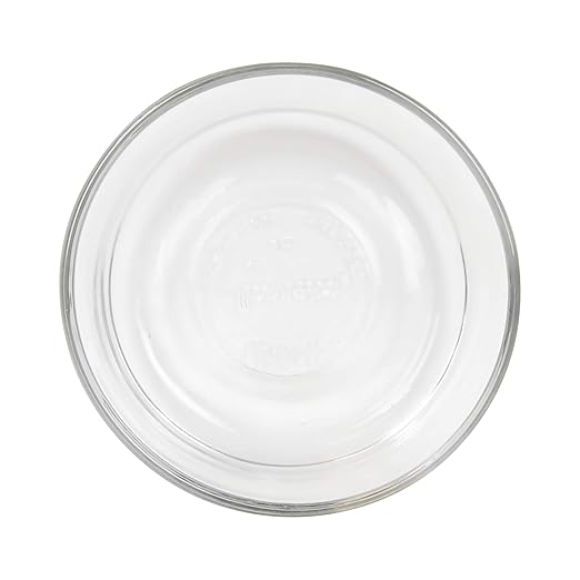 Pyrex 7200 2 Cup Glass Bowls & 7200-PC Plum Purple Food Storage Replacement Lids (4-Pack) - Made in USA