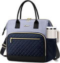 LOVEVOOK Lunch Bag Women, Insulated Adult Lunch Box for Women Work, Wide Opening Leakproof Cooler Tote Bag for Office Campus Picnic Beach with Shoulder Strap, Loncheras Para Mujer with Cup Holder