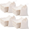 Tatuo 400 Pcs Cotton Muslin Bags with Drawstring Reusable Cloth Sachet Pouch Empty Gift Canvas Bags Bulk for Jewelry Home Party Favors (3 x 4 Inch)