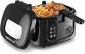 KEINVE Electric Deep Fryer with Basket, 2.5L Oil Fryer with Non-Stick Inner, Viewing Window, 1600Watt Fast Heating, Black