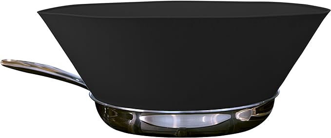 Frywall 10 (Medium) - Black - Splatter Guard, as Seen on Shark Tank