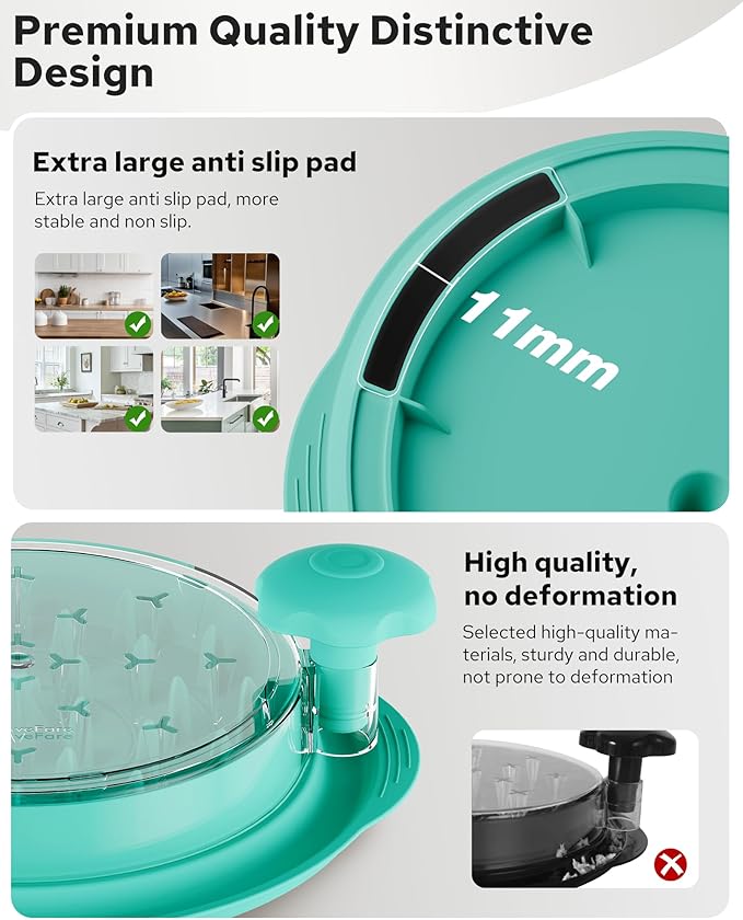 Anti-Slip Base Large Chicken Shredder: Deep Design & Heavy Duty for Chicken/Pork/Beef, Dishwasher Safe & BPA Free, Essential for Cooking Enthusiasts