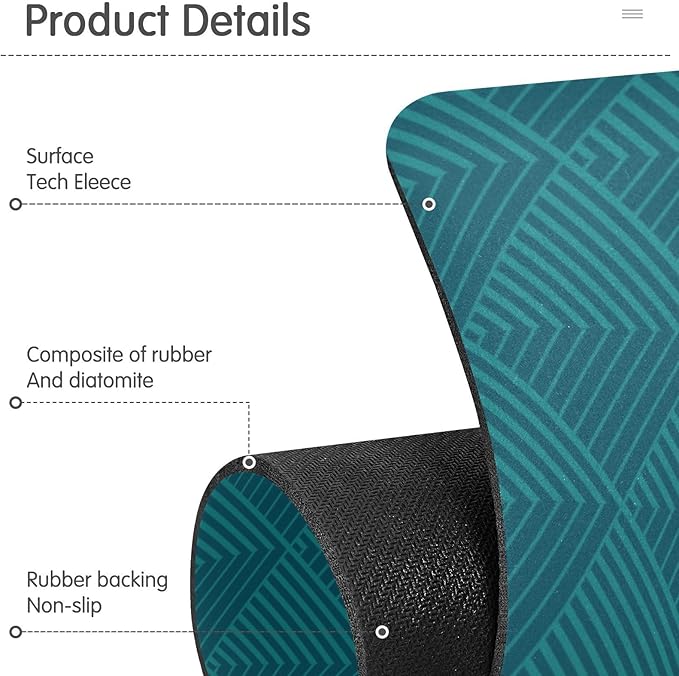Kitchen Sink Splash Guard 1 PC 30 Inch Sink Faucet Mat Splash Guard for Bathroom Countertop Water Absorbent Foldable Cuttable Soft Washable Dark Green Geometric Art