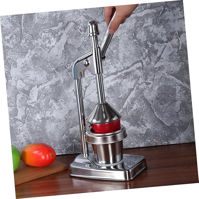 Manual Juicer Extractor Fruit Vegetable Press Machine No Electricity Needed Easy to Clean Stainless Steel