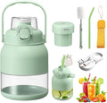 Gemet BPA-Free Electric Citrus Juicer 17 oz, with Straw and Two Lids, 2025 New Portable Blender for Smoothies, Shakes, Food Prep & Frozen Blending (500ML*1)