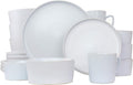 Elama Luxmatte Contemporary Dinnerware Set (1, White)