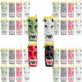 LEMONSODA Ceramic Hawaiian Tiki Glasses (Horned, Set of 32) [2210]