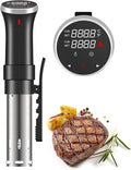 Fityou Accu Slim Sous Vide Thermal Immersion Circulator, 1100W Vacuum Precision Cooker with Precise Temperature and Timer, Full Touch Screen Control, Ultra-Quiet Sou Vide Slow Cooker, Recipe