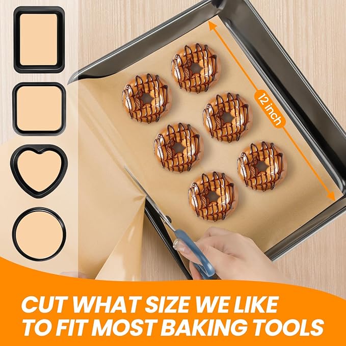 Non Stick Silicone Baking Mat Roll + 3Pack Oven Liners for Bottom of Gas Oven Oven Floor Protector Liner