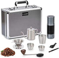 Electric Coffee Grinder Dual-Mode Electric and Manual Grinding 7-Speed Precision Grinding Portable Coffee Bean Grinder Suitable for Espresso, French Press, and Drip Coffee