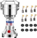 Moongiantgo 500g Grain Grinder with 4 Pairs of Carbon Brushes and Carbon Brush Caps