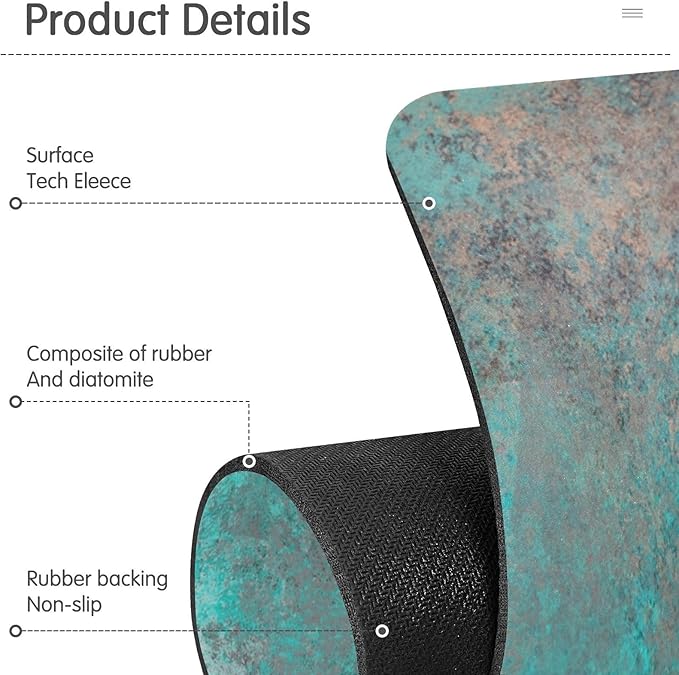 Kitchen Sink Splash Guard 2 PCS 30 Inch Sink Faucet Mat Splash Guard for Bathroom Countertop Water Absorbent Foldable Cuttable Soft Washable Teal Grey