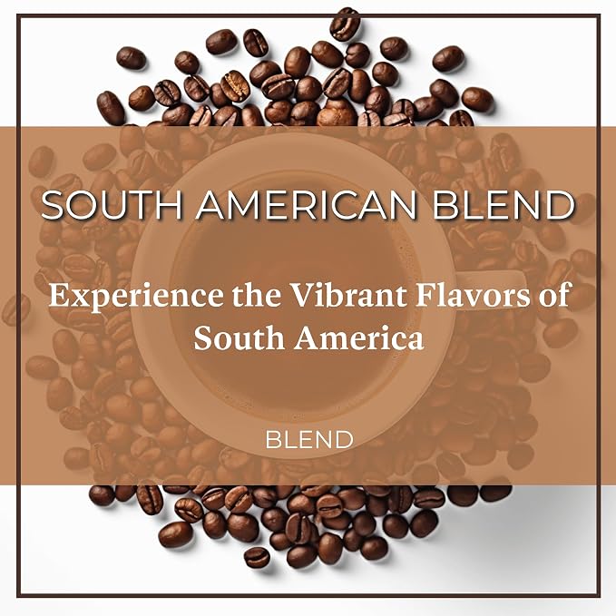 San Diego Coffee South American Blend, Medium Roast, Whole Bean Coffee, 16-Ounce Bag Café en grano tostado