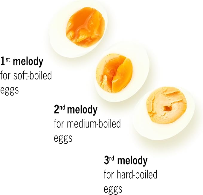 The Golden BeepEgg – Egg Timer for Boiling Eggs – Musical Egg Cooker for Soft, Medium, Hard Boiled Eggs – Food Safe – Singing Floating Egg Timer – Egg Cooker for 3 Levels of Doneness - Brainstream