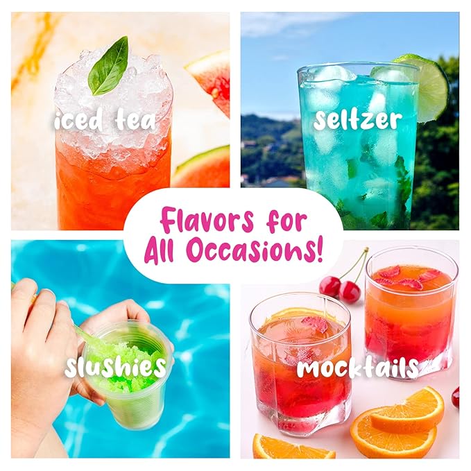Hawaiian Shaved Ice Mango Syrup - Nut Soy Dairy Free - Flavor Fluffy & Crunchy Snow Cones - Shelf Stable - Makes 8 Servings - 16 ounces