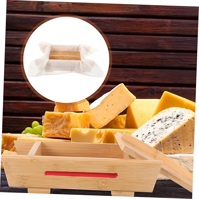 Unomor Tofu Press Mold for Homemade Cheese and Tofu Pressure Design Wooden Construction for Kitchen Use and Family Meals
