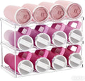 Yieach 3 Tier Waterbottle Organizer for Cabinet - Large Compartment Stackable Water Bottle Holder and Wine Bottle Rack,Acrylic Water Bottle Organizer Rack for 40 oz Stanley Cup,Yeti and Tumbler Shelf