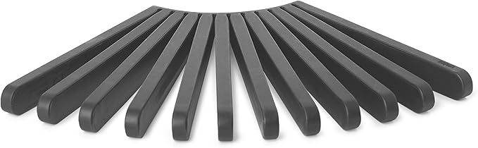 Umbra Fanfare Silicone Trivet (Set of 2), Black