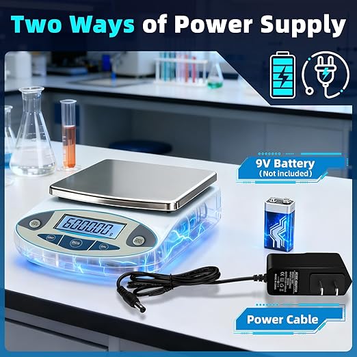 Lab Scale 6000gx0.01g,Analytical Balance 0.01g High Precision Electronic Digital Balance Scale, Scientific Scale Gram Scale Digital Balance for Kitchen Lab Weighing Jewelry Scale