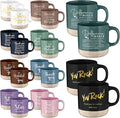 Didaey 20 Pcs Thank You Mugs Bulk Appreciation Gifts for Employee Coworkers Staff Teachers Motivational Ceramic Coffee Mugs Thank You Farewell Going Away Gifts for Coworkers(Bright)