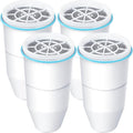VIPHASES Upgraded 6-Stage 0 TDS Water Filter Replacement for ZR-001, ZR-017, ZR-004, Removes 99.99% Lead, Chlorine, Fluoride, PFOA/PFOS, 4-Pack