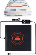 Bread Proofing Mat with Warm Cover, Sourdough Hearting Mat, Sourdough Warming Mats with Thermostat Temperature Control, 13.9" x 13.9" Bread Proofer Dough Warmer for Home Kitchen Baking
