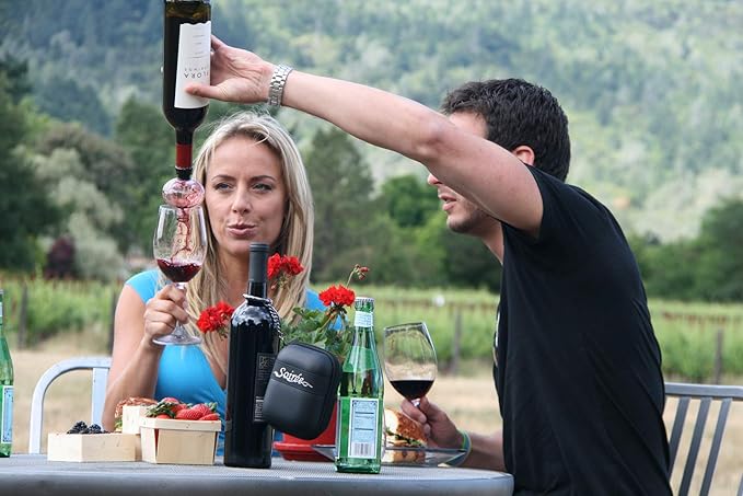 Soireehome - In Bottle Wine Aerator - For Red Wine, White Wine, And Rose Wine! - Made Of Glass, Makes Your Wine Taste Better