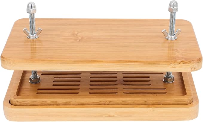 Veemoon Tofu Press Mold with 3-layer Drip Tray 26x15cm Soybean Curd Maker Kitchen Food Strainer for Home Tofu Making