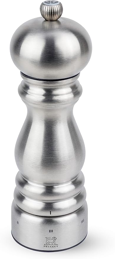 Peugeot - Paris Chef u'Select Manual Salt Mill - Adjustable Grinder - Stainless Steel