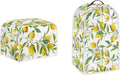 Fruit Theme Lemon Printed Appliance Covers Set Washable Kitchen Blender Dust Cover Bread Maker Toaster Cover 2 Slice Kitchen Accessories Size S