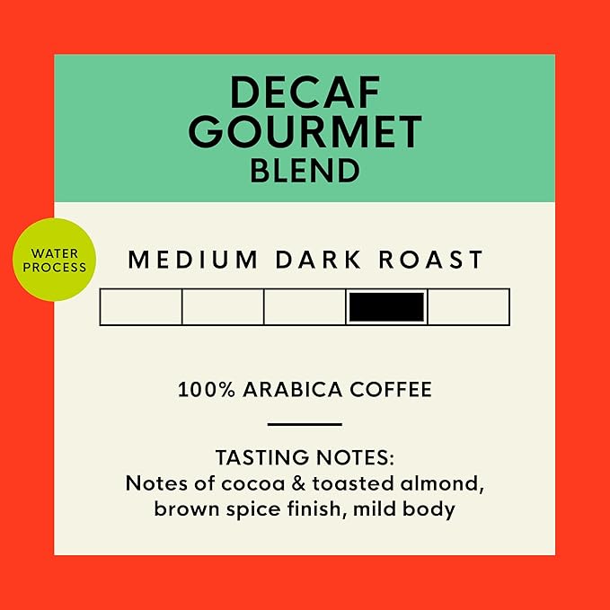 San Francisco Bay Decaf K-Cup Coffee Pods, Decaf Gourmet Blend (80 ct), Medium-Dark Roast, Commercially Compostable Single-Serve Coffee Pods, Swiss Water Process