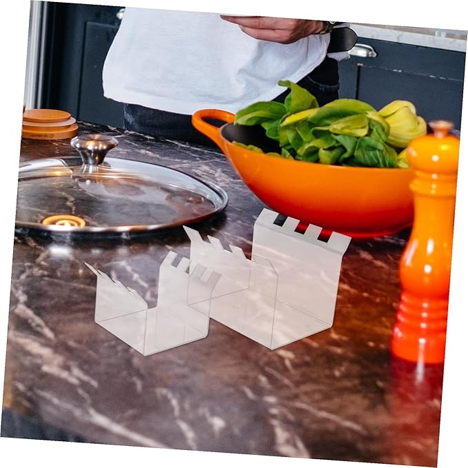2pcs Zipper Bag Holder Stand for Food Prep Storage Rack for Freezer Meals Stable Support Space-efficient Design for Kitchen and Outdoors