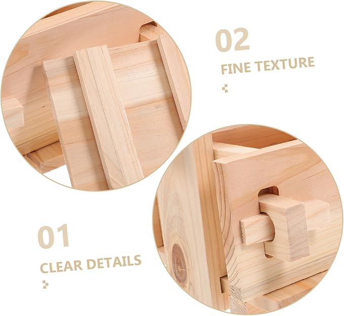 DIY Tofu Press Mold for Homemade Tofu Wooden Making Tool with Cheesecloth for Easy Soybean Curd Creation for Home Kitchen Lovers