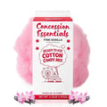Perfectware -Concession Essentials Pink Vanilla Cotton Candy Mix – Ready-to-Use Floss Sugar for Cotton Candy Machines – Makes 60–70 Cones – 3.25 lb Carton – Carnival Style Cotton Candy Sugar