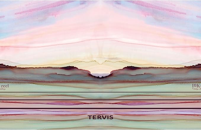 Tervis Traveler® Stainless Steel 30oz Traveler™ with Slider Lid | Inkreel - Sunrise Kaleidoscope | Double-Wall Vacuum Insulated Travel Cup, Keeps Drinks Hot or Cold