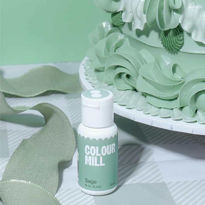 Colour Mill Oil Blend Food Coloring, 20 Milliliters Sage