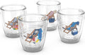 Tervis Barefoot Beach Collection Made in USA Double Walled Insulated Tumbler Travel Cup Keeps Drinks Cold & Hot, 12oz - 4pk, Classic