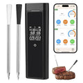 Smart Meat Thermometer for BBQ & Oven, Dual Sensor Probes, Real-Time App Monitoring, Long Wireless Range, Fast Response Cooking Thermometer for Grill & Smoker
