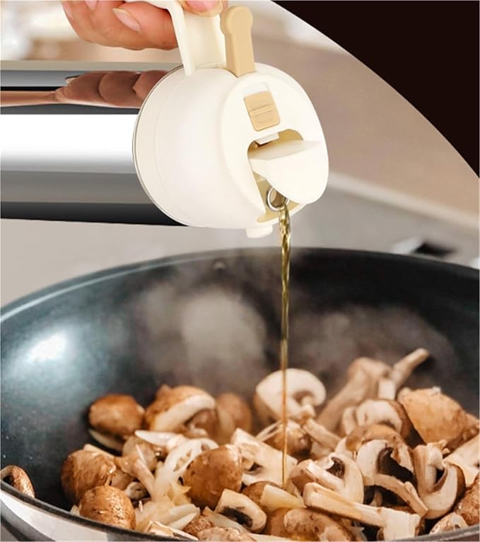 Olive Oil Dispenser Bottle Oil Sprayer Cooking Oil Sprayer Home Use 2-in-1 Olive Oil Dispenser for Air Fryer Salad Oil Sprayer for Cooking(Grey,360ml)