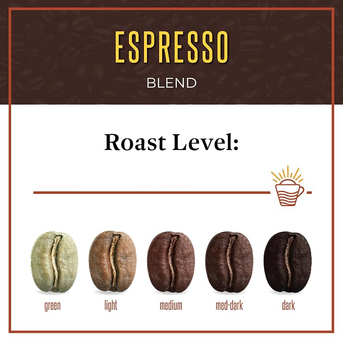 San Diego Coffee Espresso, Dark Roast, Whole Bean Coffee, 16-Ounce Bag Café en grano tostado