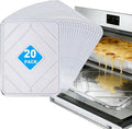 Replace Parts 20-Pack Disposable Foil Oven Liners for Electric and Gas Oven Bottom, Keep Oven Clean, Reusable Aluminum Foil Drip Pan Trays for Cooking, Baking, Roasting, Grilling, 18.5” x 15.5”