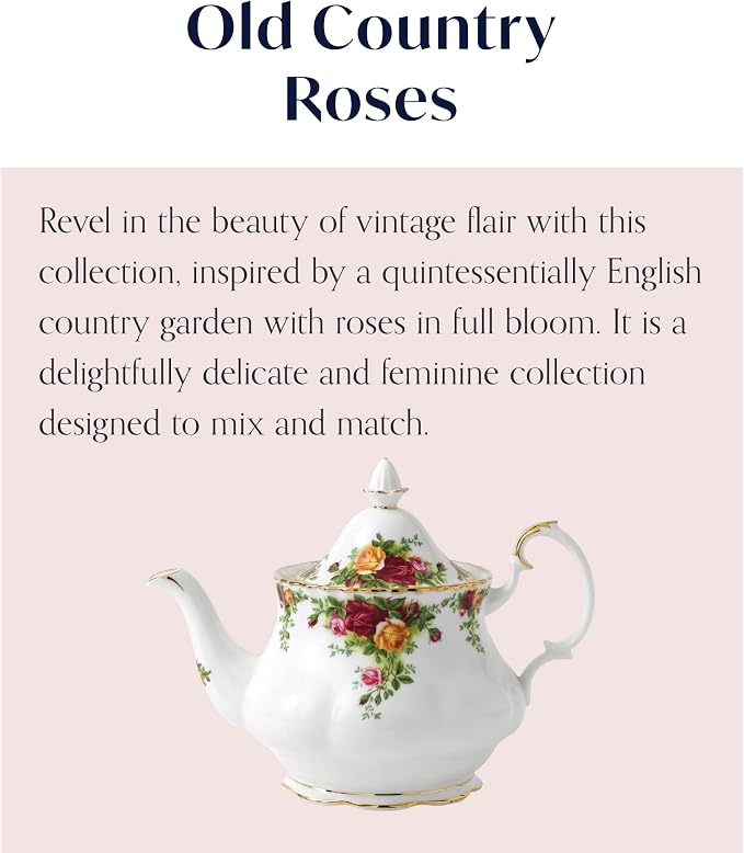 Royal Albert Old Country Roses Teapot Large