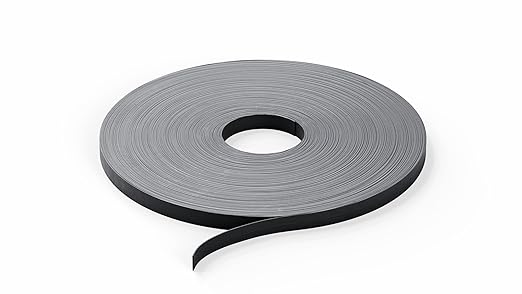 Master Magnetics ZGN40S4.0 Flexible Magnet Strip, Plain, No Laminate, 1/16" Thick, 1" Height, 100 Feet Scored Every 4", 1 Roll with 297-1" x 4" Pieces