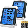TempPro TP55 Digital Indoor Hygrometer Thermometer, 4-Inch Temperature/Humidity Monitor with Touchscreen and Backlit, Room Thermometer/Humidity Meter for House Home Greenhouse (Previously ThermoPro)