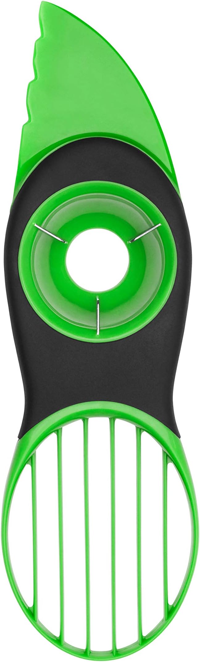 OXO Good Grips Stainless Steel Pineapple Corer & Slicer + OXO Good Grips 3-in-1 Avocado Slicer - Green