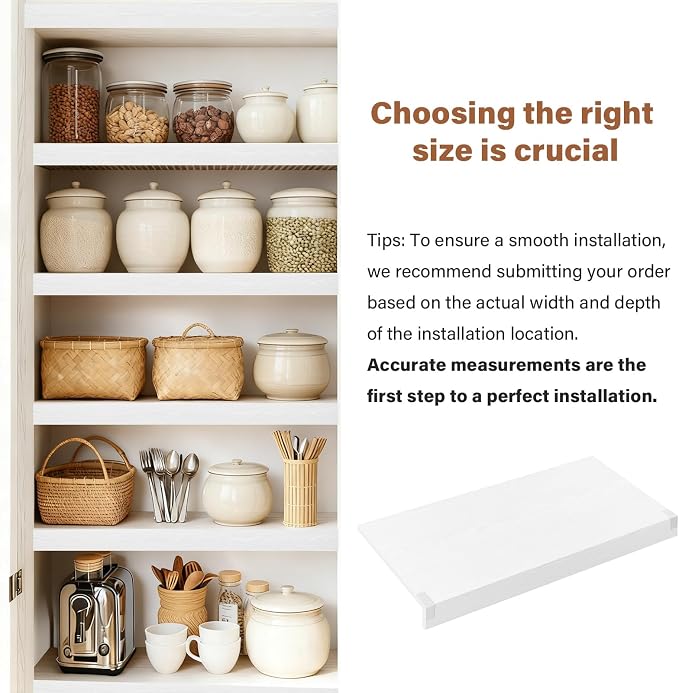 Wire Rack Covers for Shelves, 36*12 PVC inch Wires Shelf Cover, Shelfs Covers for Wire Shelving, Easy to cut Install Wires Shelf 0.31-inch Thick Moisture Durable Shelfs Liner for Kitchen, Pantry White