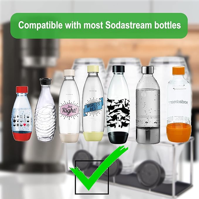 Bottle Drying Rack for SodaStream Slim Bottles & Glass Carafes