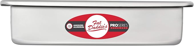 Fat Daddio's Anodized Aluminum Square Cake Pan, 7 x 2 Inch