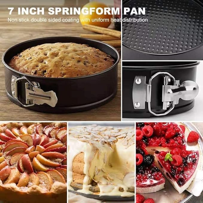 Instant Pot 6 qt/8 Qt Pressure Cooker Accessory Set - 2 Steamer Baskets, Springform Pan, Egg Bites Mold, Steamer Rack Trivet, Parchment Paper