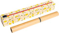 ChicWrap Pears Parchment Paper Dispenser - Includes 15"x 33' (42 Sq. Ft) Roll Unbleached Baking, Cooking & Culinary Paper - Reusable Dispenser w/Slide Cutter - Kosher Certified